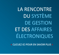 La rencontre du système de gestion et des affaires électroniques